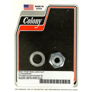 Colony seat post rod lock nut kit - Zinc
