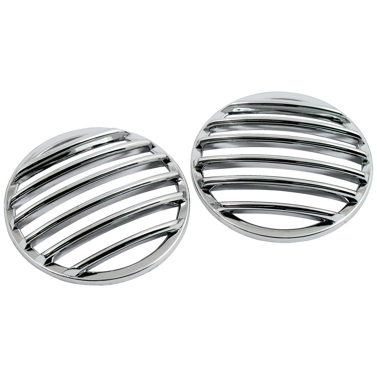 MCS FL turn signal lens grill - Chrome