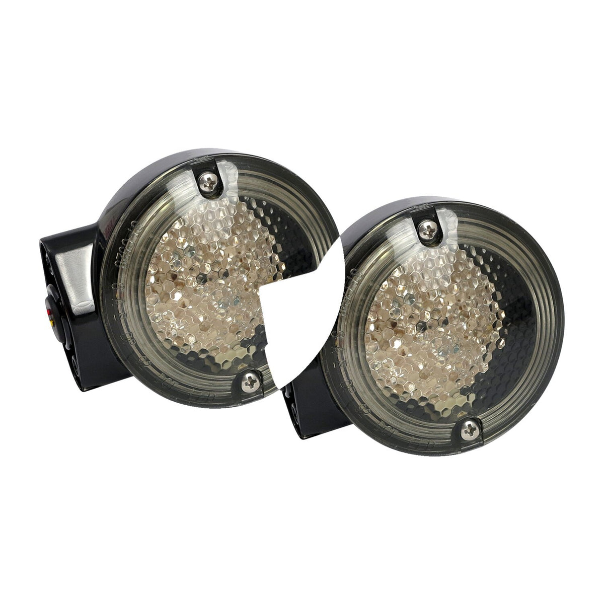 MCS 86-up style FL LED turn signals - Rear - gloss black