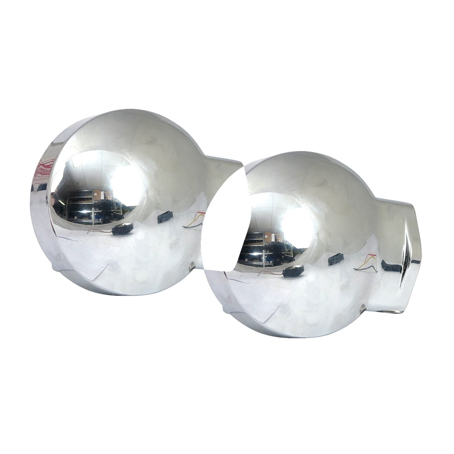 MCS 86-up style FL LED turn signals - Rear - Chrome