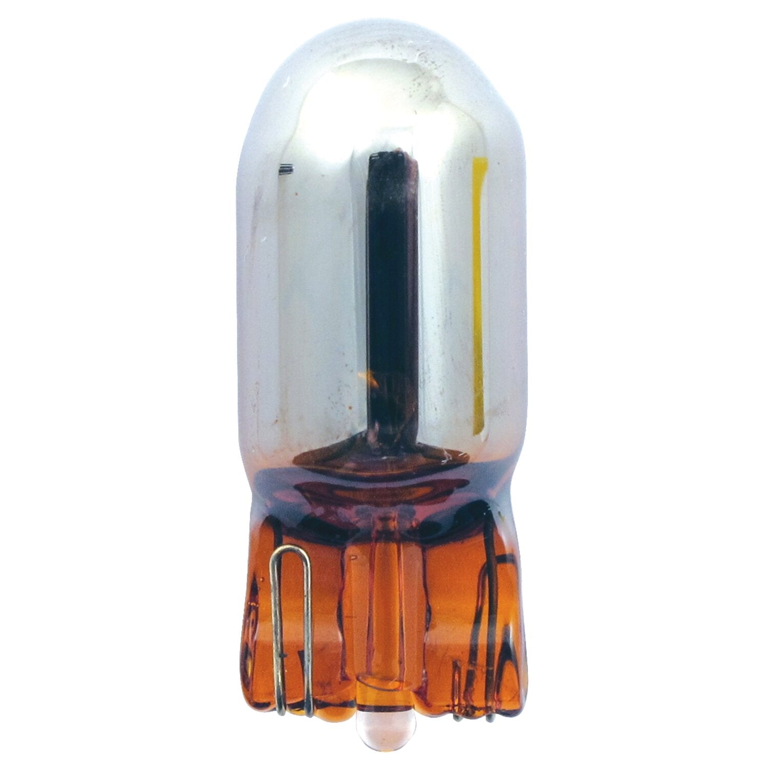 MCS Light bulb #194 - 12v 5w - Amber glass/chrome