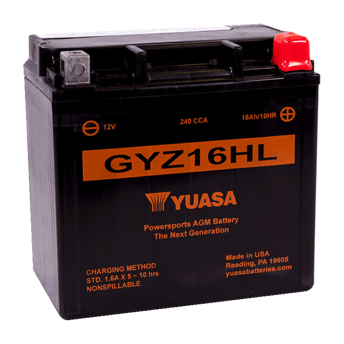 Yuasa GYZ series AGM battery GYZ16HL