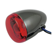 Chris Products Chris bullet turn signal - Black nickel - Red lens