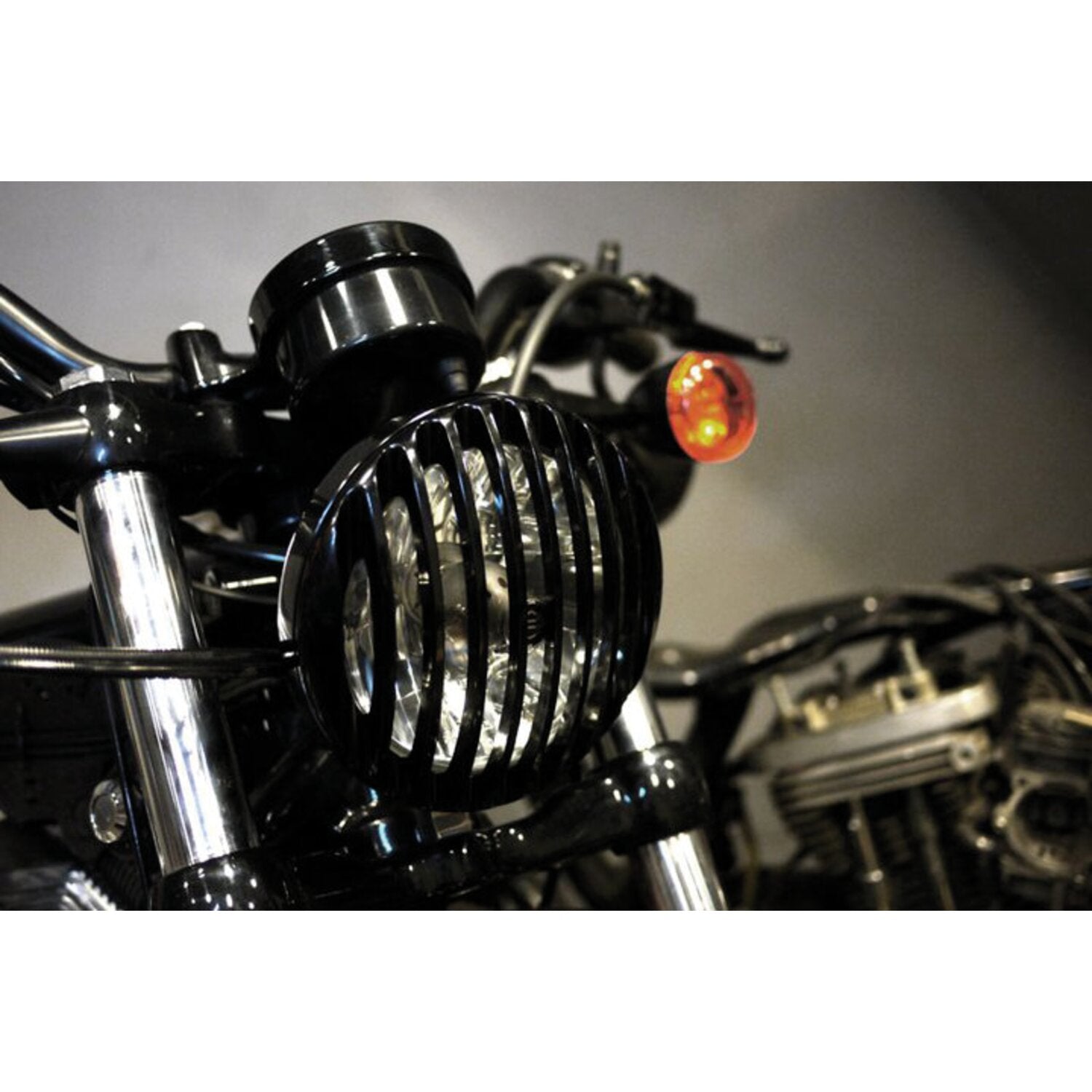 Rough Crafts headlamp grill 5-3/4" - Black