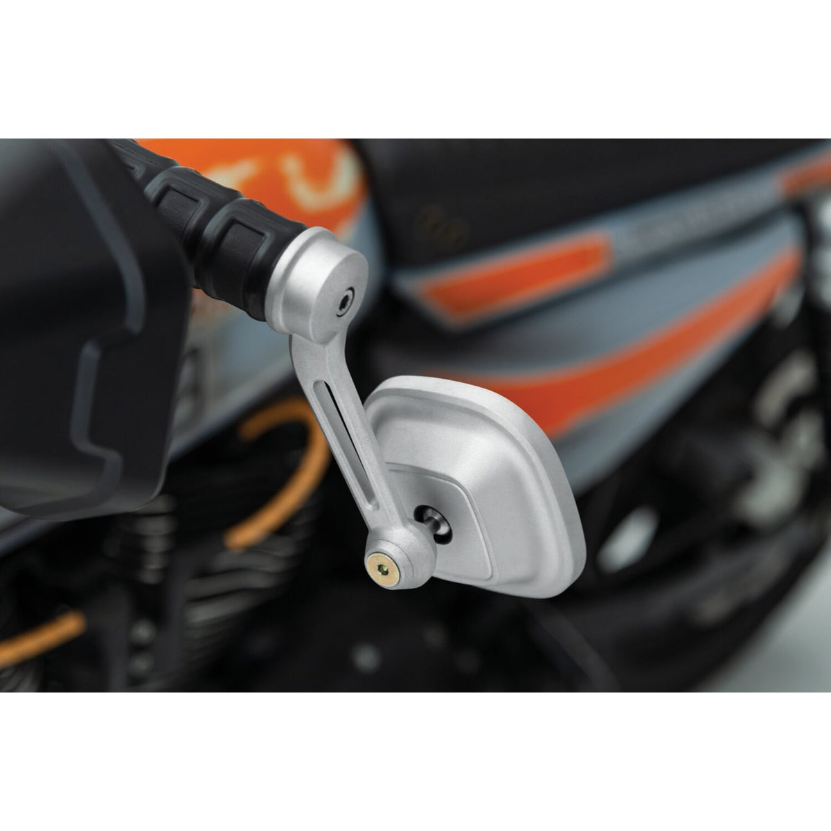 Kuryakyn Dillinger bar end mirror - Silver