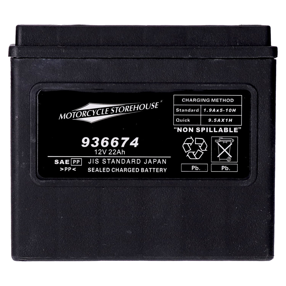 MCS standard series - AGM sealed battery - 12V 22Ah - 325CCA