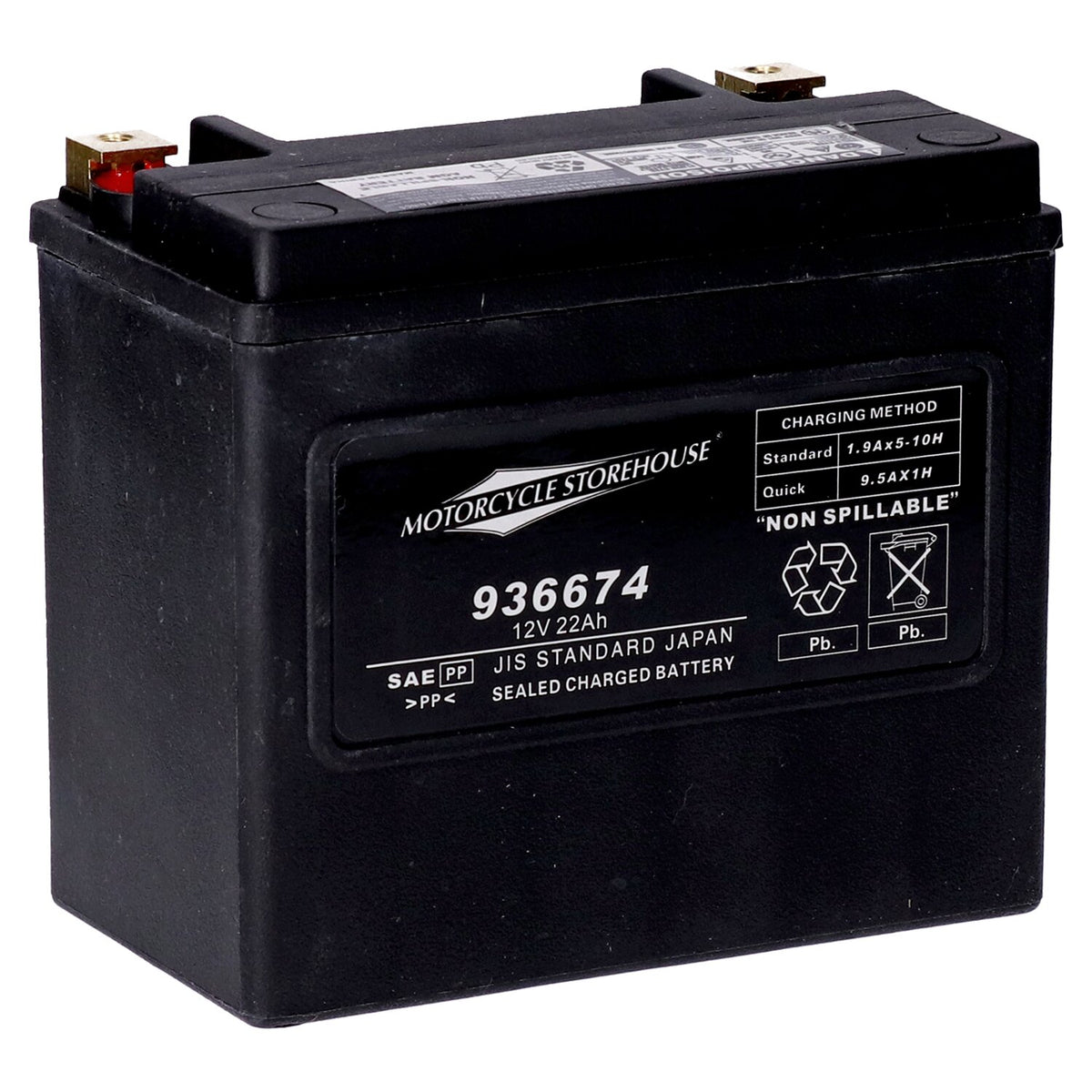 MCS standard series - AGM sealed battery - 12V 22Ah - 325CCA