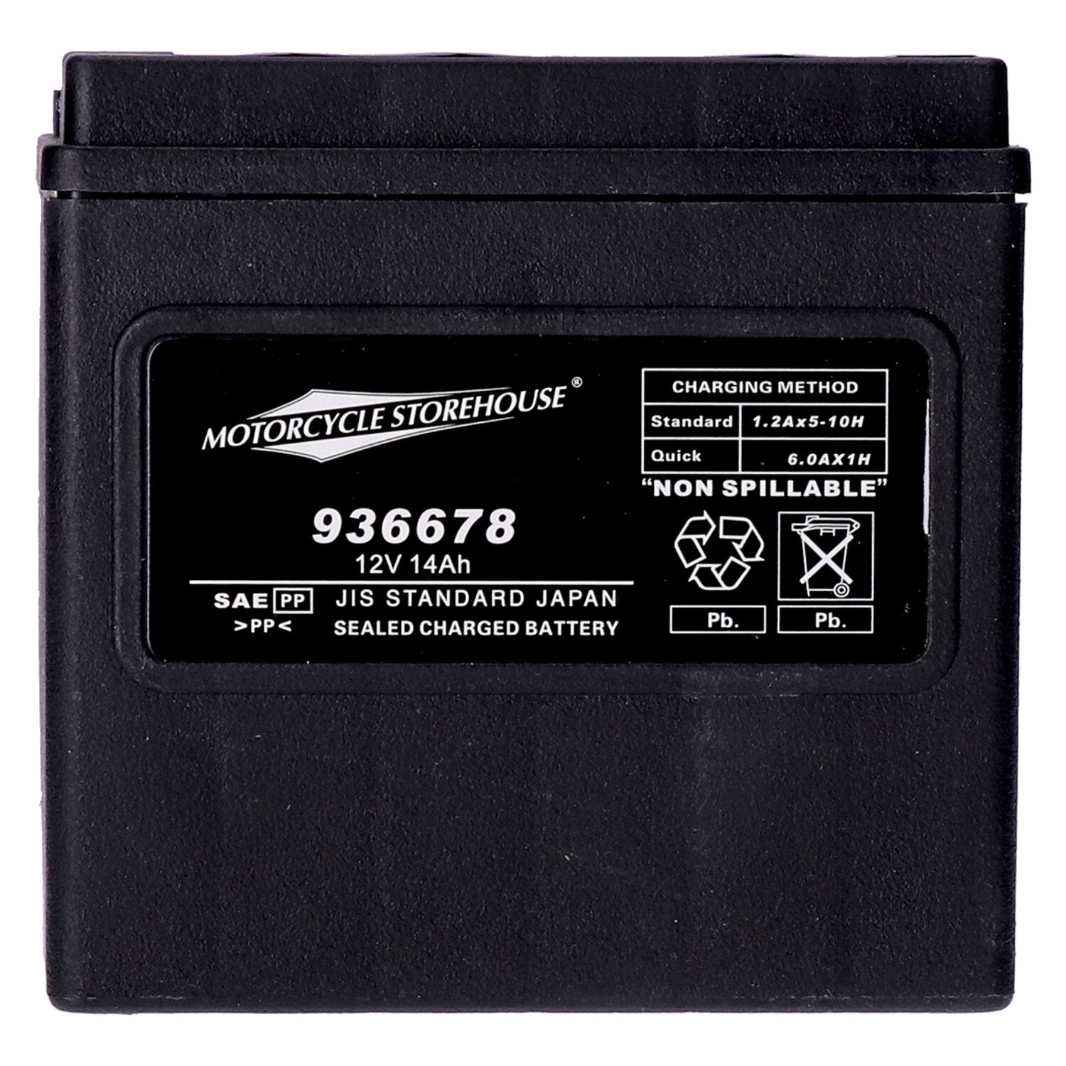 MCS Standard Series - AGM sealed battery - 12v 14ah - 240cca