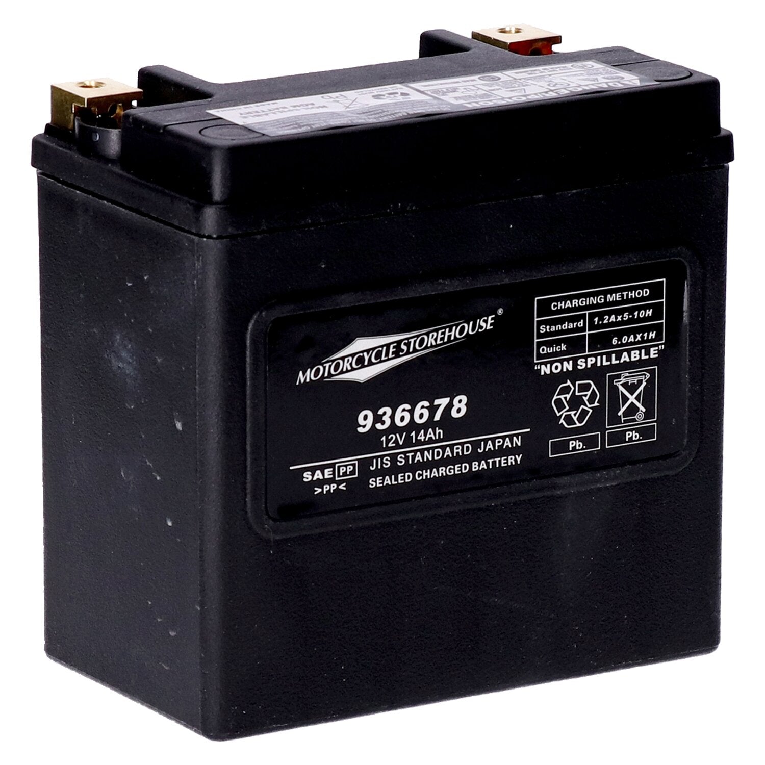 MCS Standard Series - AGM sealed battery - 12v 14ah - 240cca