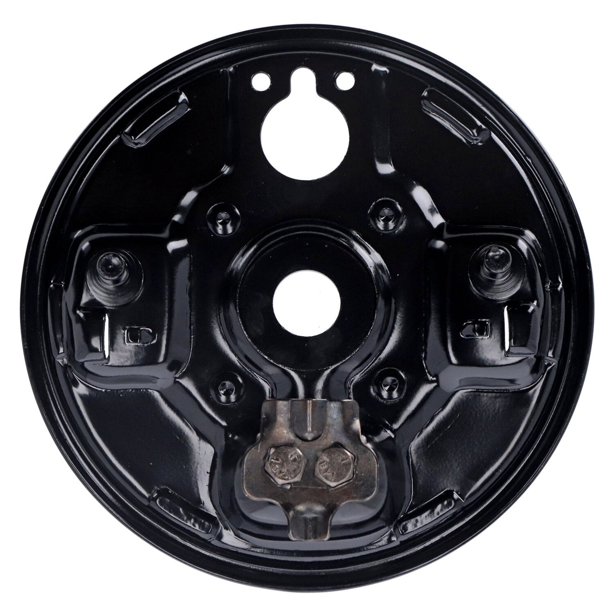 MCS Rear hydraulic brake backing plate black