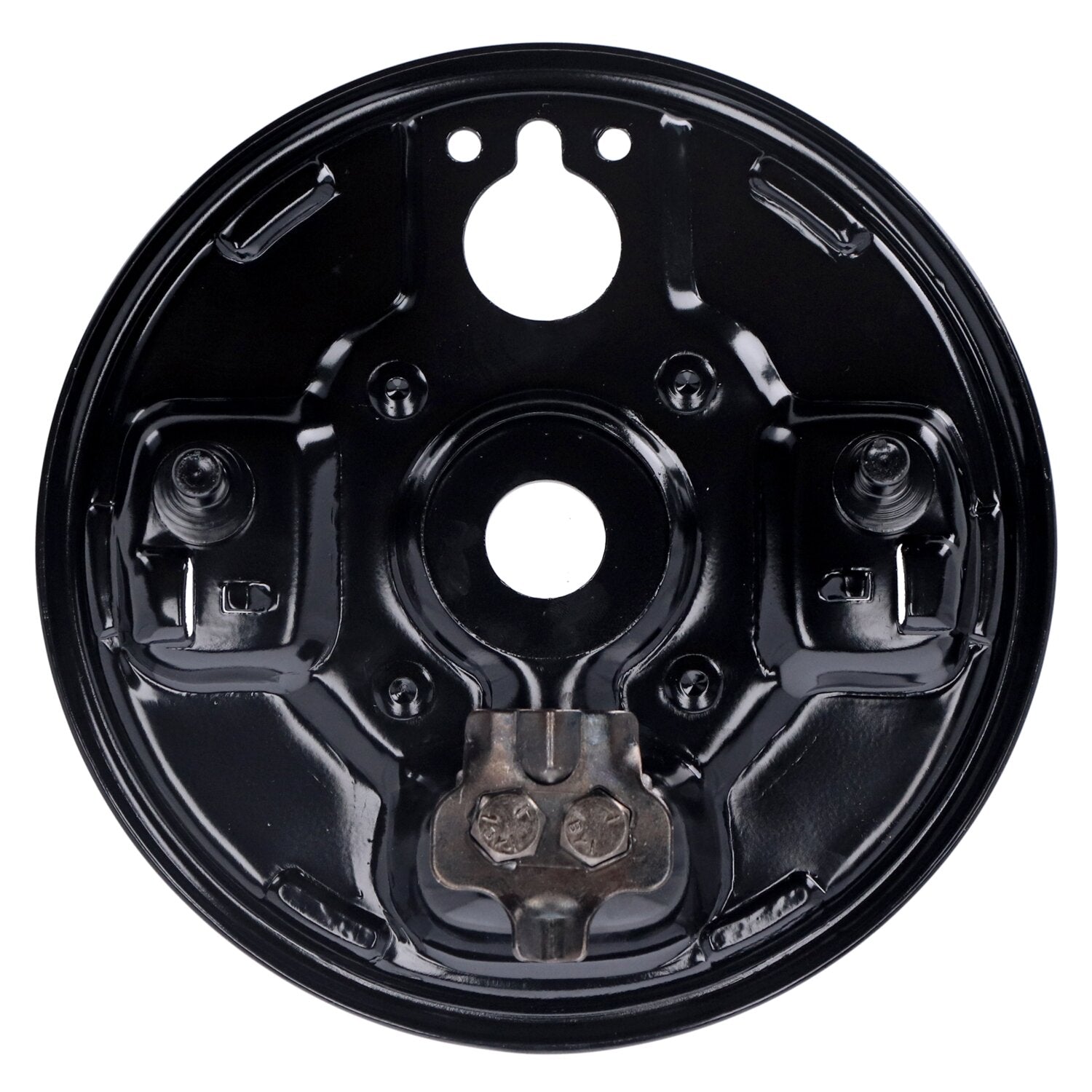 MCS Rear hydraulic brake backing plate black