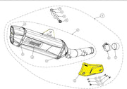Akrapovic Hitzeschild für Zubehörauspuffanlagen