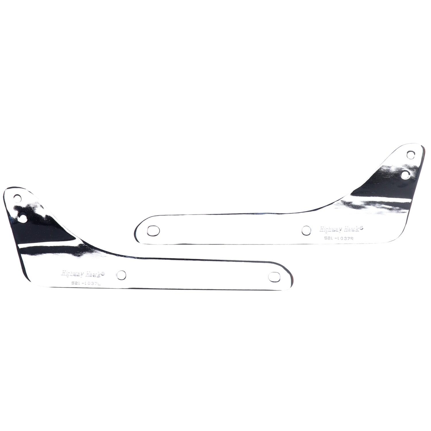 Highway Hawk brackets for Wide sissybar - Chrome