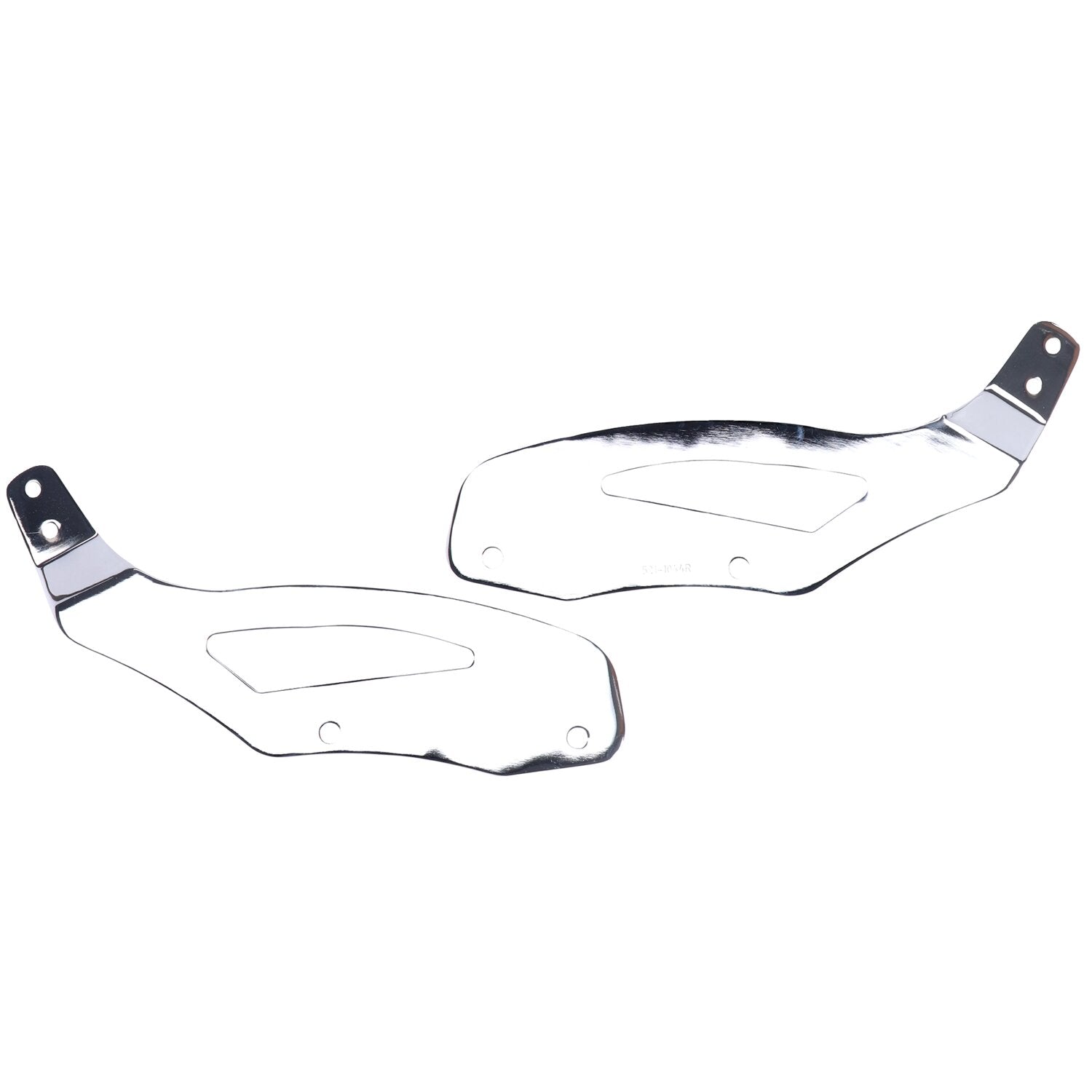 Highway Hawk brackets for Wide sissybar - Chrome