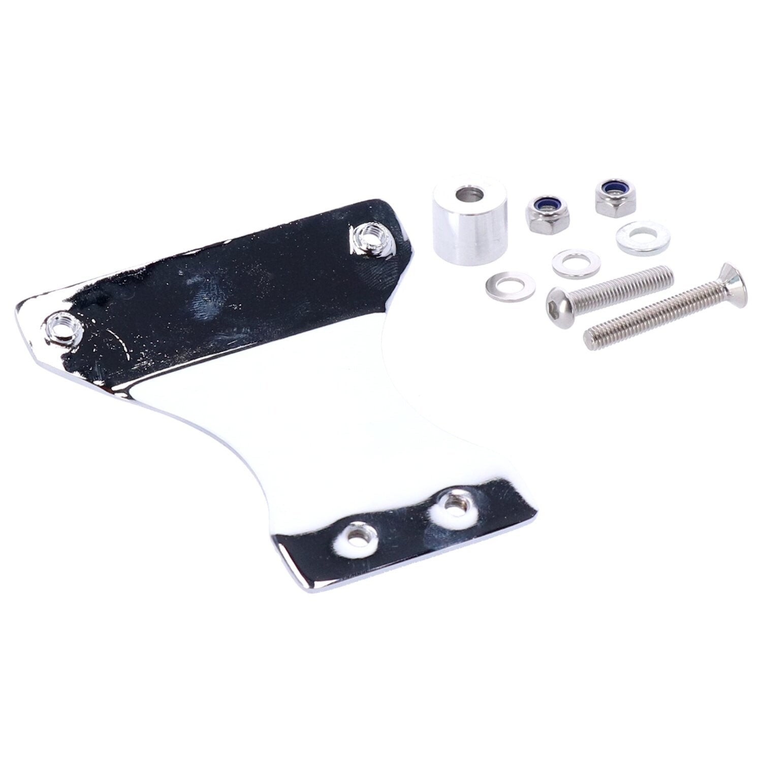 Highway Hawk solo rack Billet - Chrome