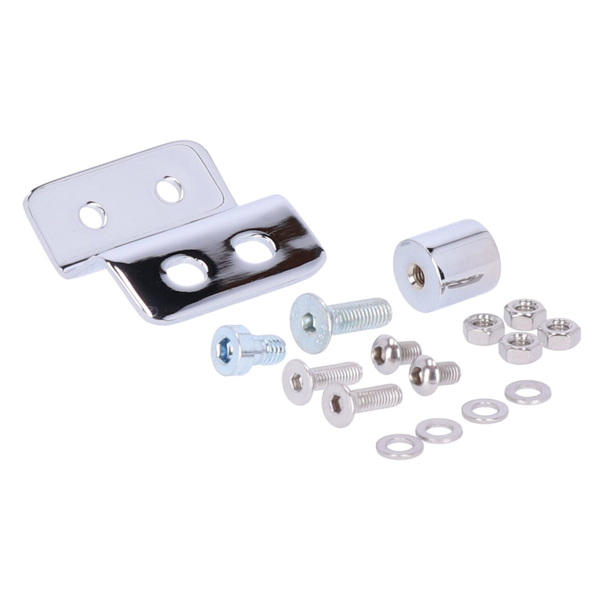 Highway Hawk solo rack Billet - Chrome