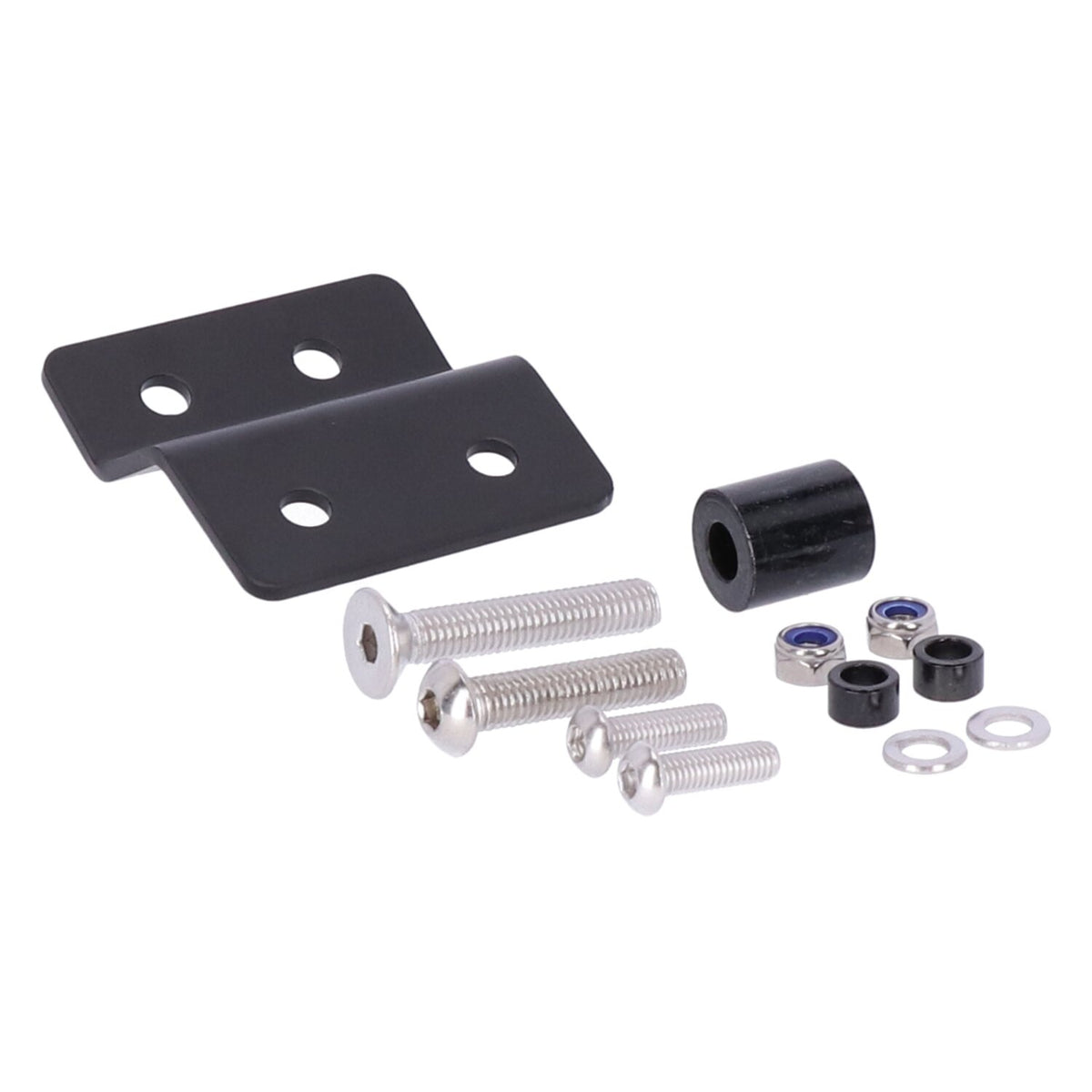 Highway Hawk solo rack Billet - Gloss black