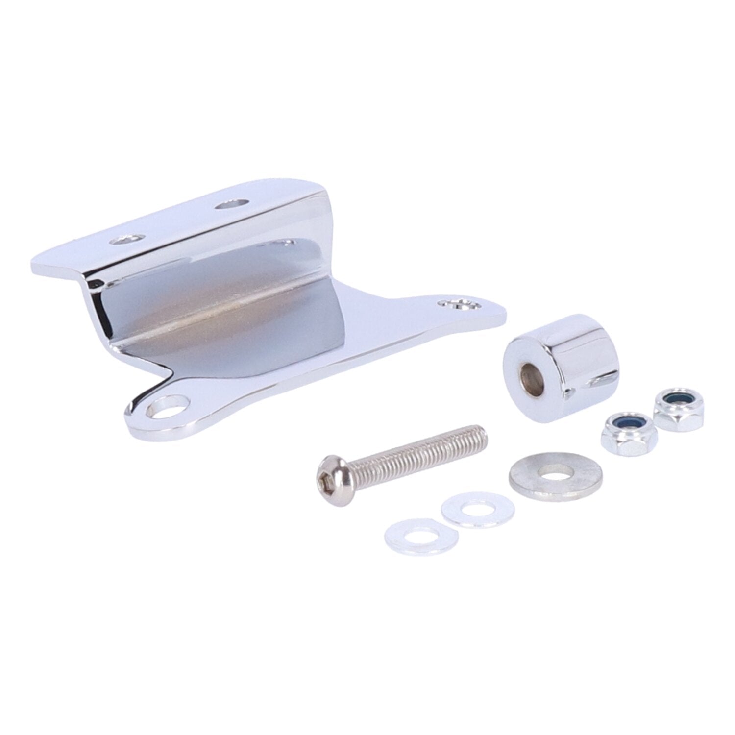 Highway Hawk solo rack Billet - Chrome
