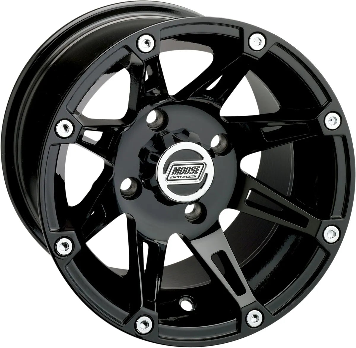 Moose Offroad 387X Wheel 14x7 4/136 4+3 Black