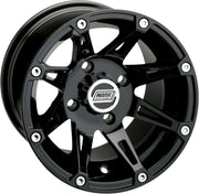 Moose Offroad 387x Wheel - 14 Inch Black Gloss