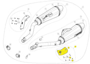 Akrapovic Ersatz Auspuffkomponente
