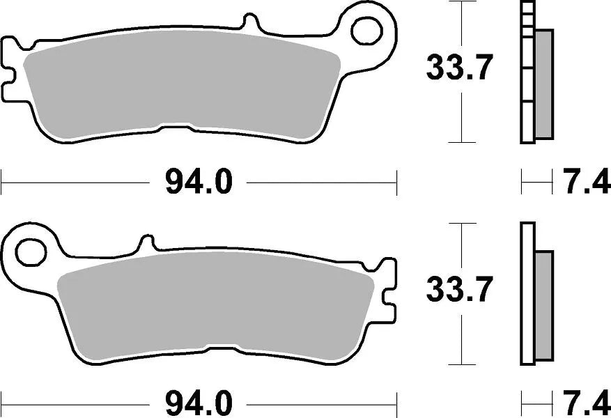 Sbs Si Offroad Sinter Bremsbeläge - Vorne & Hinten