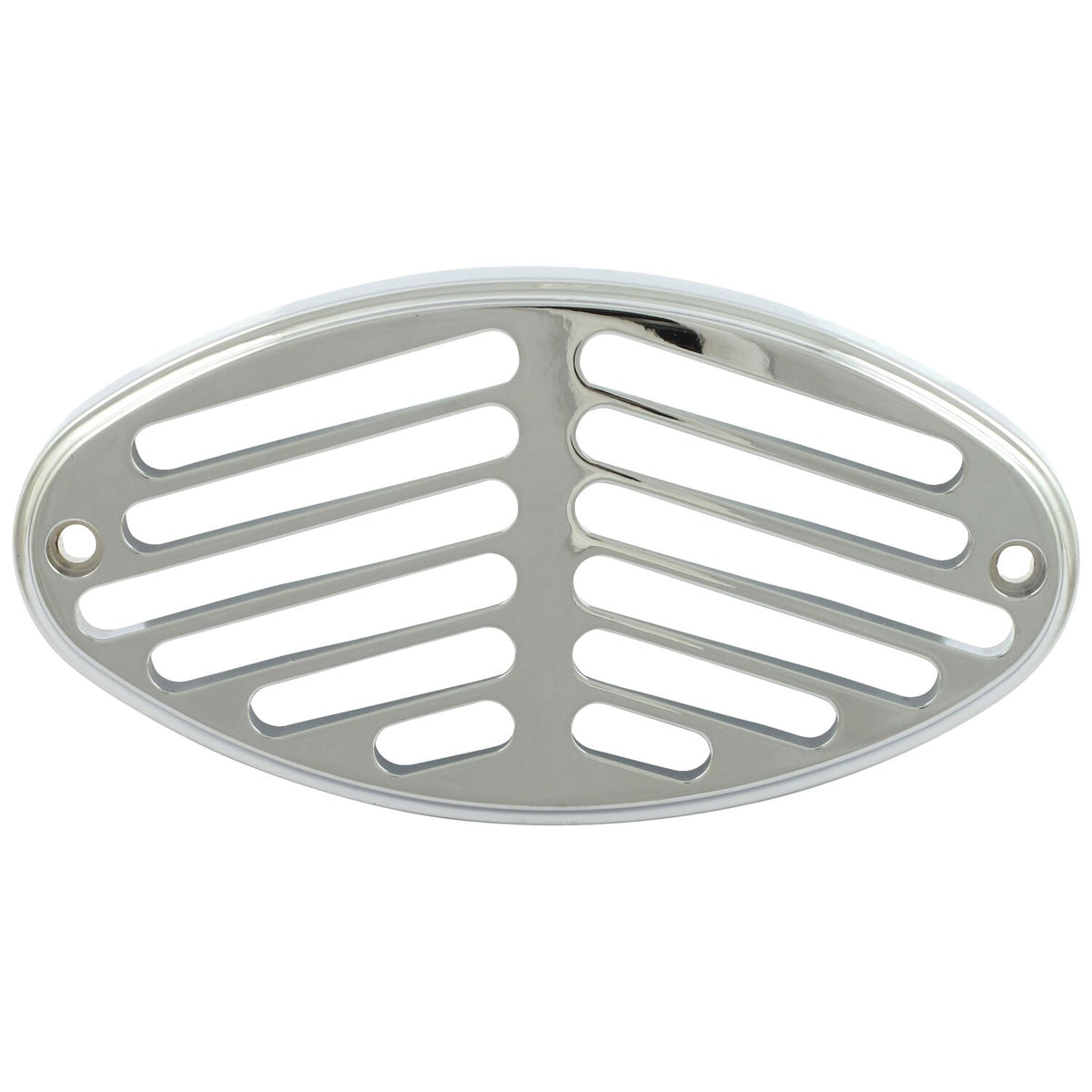 MCS Cateye taillight grill - Air glide chrome