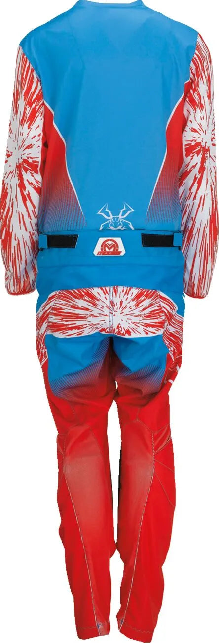 Moose Offroad Youth Agroid Racewear Pants - Black/Blue/Red/White