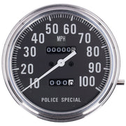 MCS FL speedometer 'Police face' black - 1:1 mph