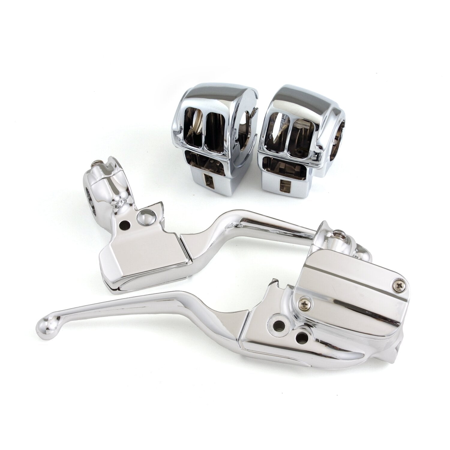 MCS Handlebar control kit chrome