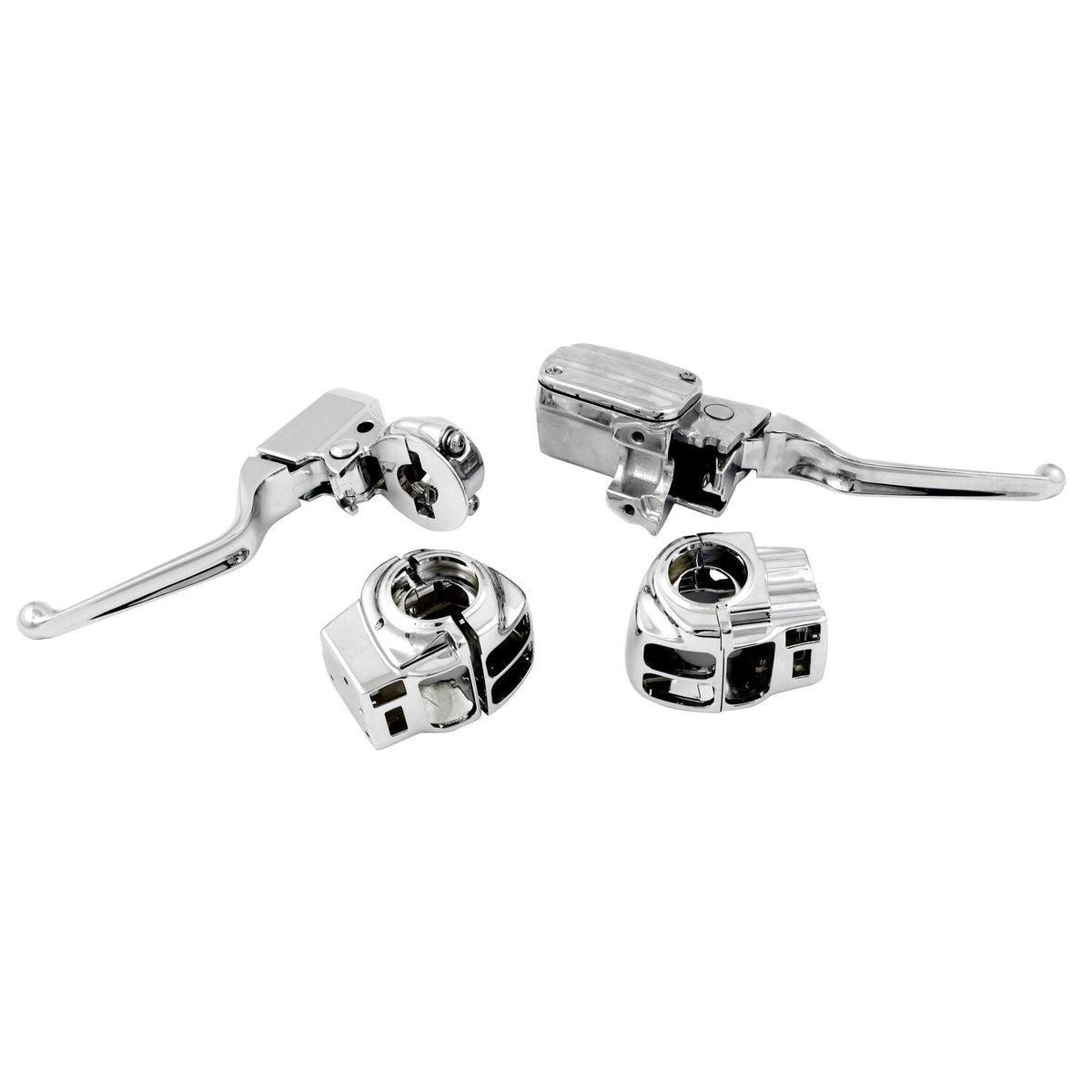 MCS Handlebar control kit chrome