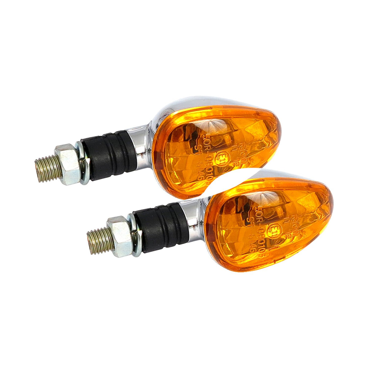 MCS Little duke mini turn signals - Chrome