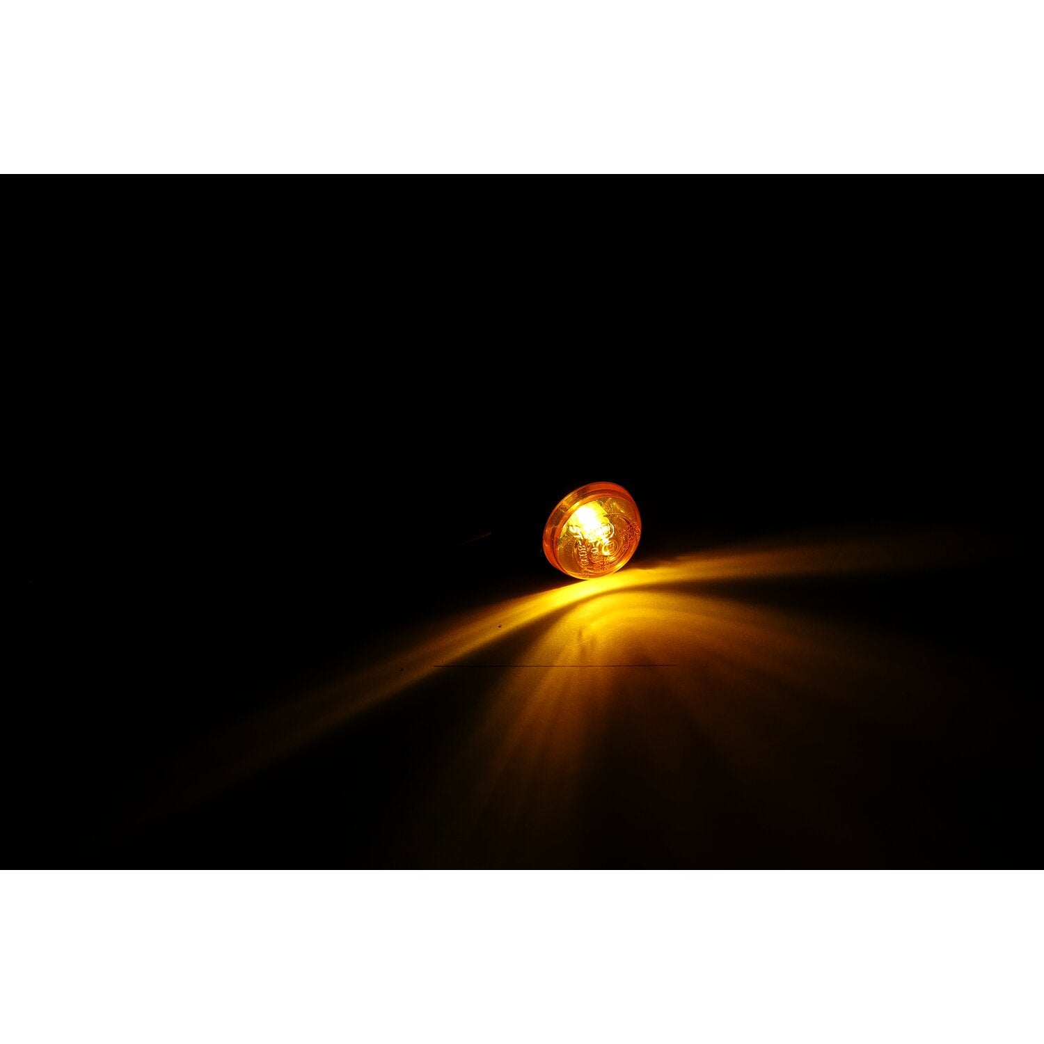 MCS Micro bullet 12v halogen turn signals - Black grooved