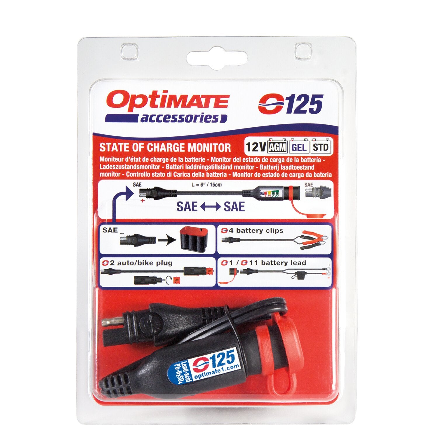 Optimate Tecmate OptiMATE Monitor O-125 cable