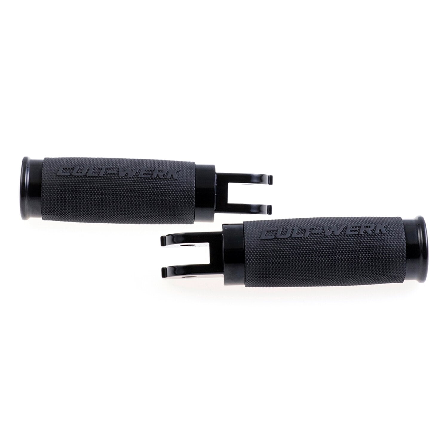 Cult-Werk 'Racing' rider foot peg set - Gloss black