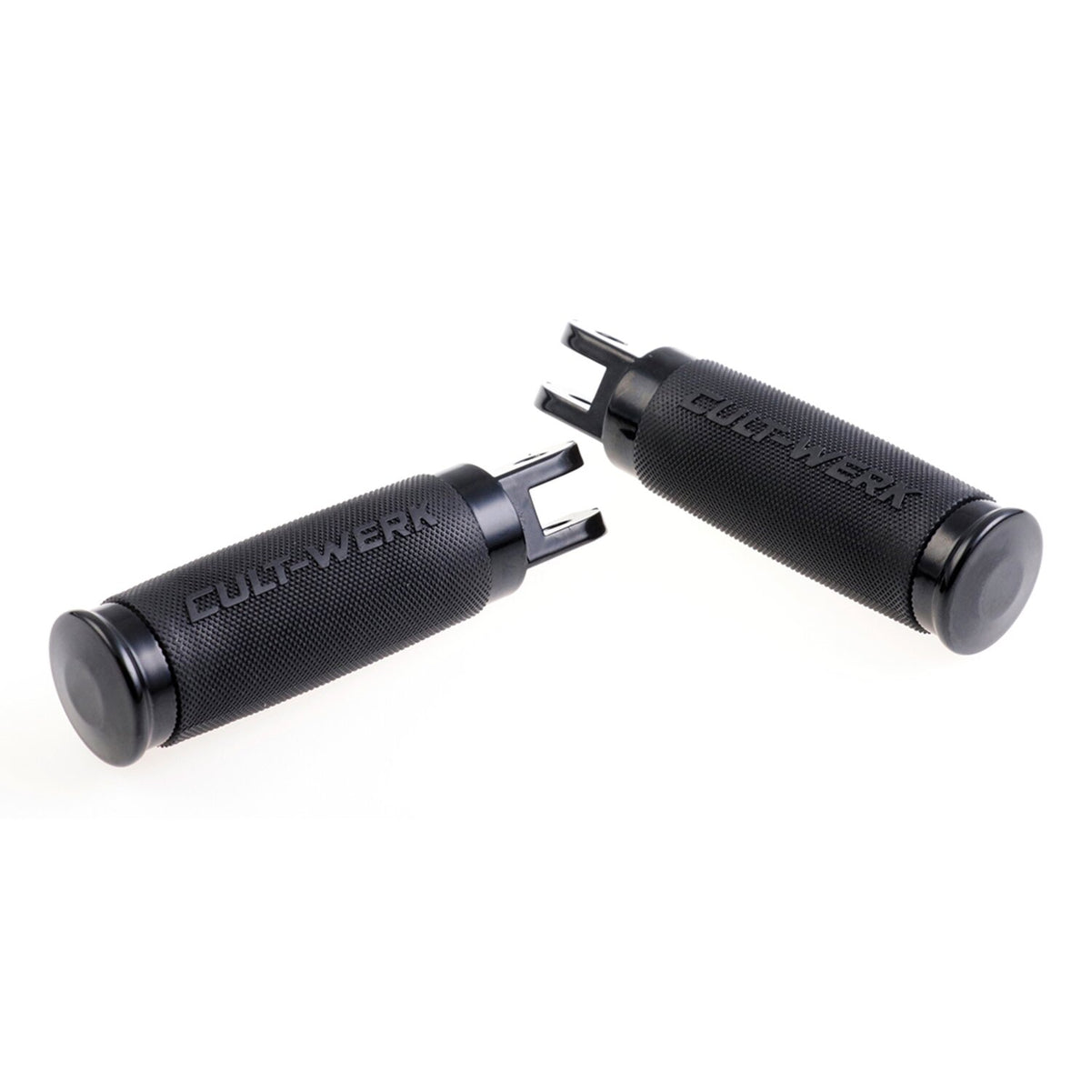 Cult-Werk 'Racing' rider foot peg set - Gloss black