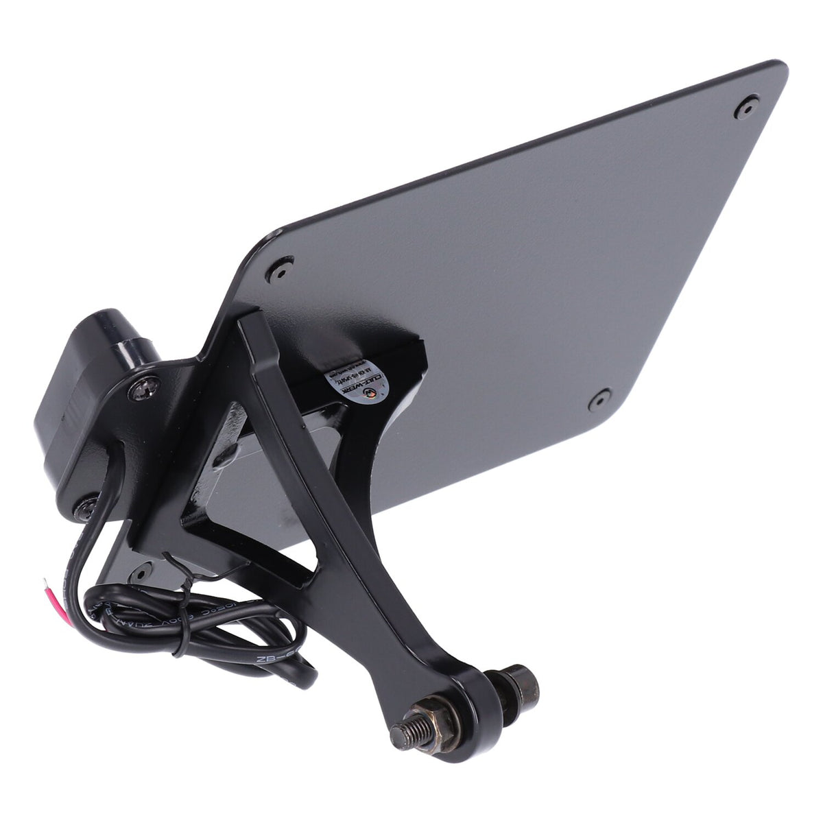 Cult-Werk side mount license plate bracket black - NL