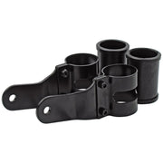 MCS Uni-basic headlamp bracket assembly - Black - 38-42mm