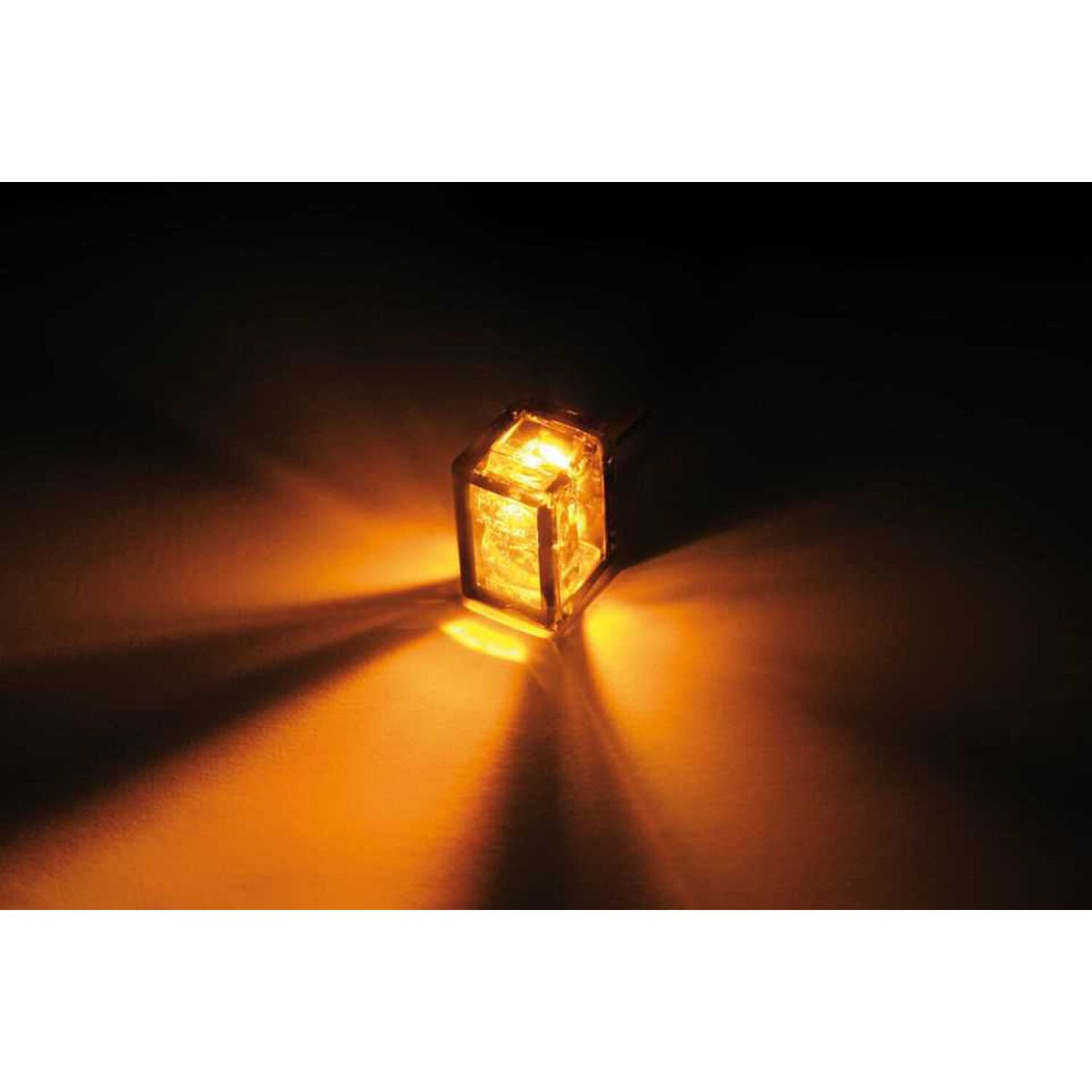 MCS Cube-V mini turn signals 2 LEDs - Smoke lens
