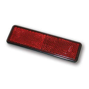 MCS Universal B-Seen reflector - Rectangular - 94x28mm - Red