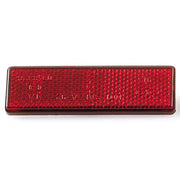 MCS Universal B-Seen reflector - Rectangular - 90x25mm - Red