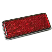MCS Universal B-Seen reflector - Rectangular - 92x36mm - Red