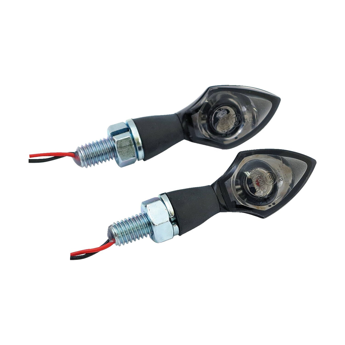 MCS Pen head LED turn signals black/smoke lens