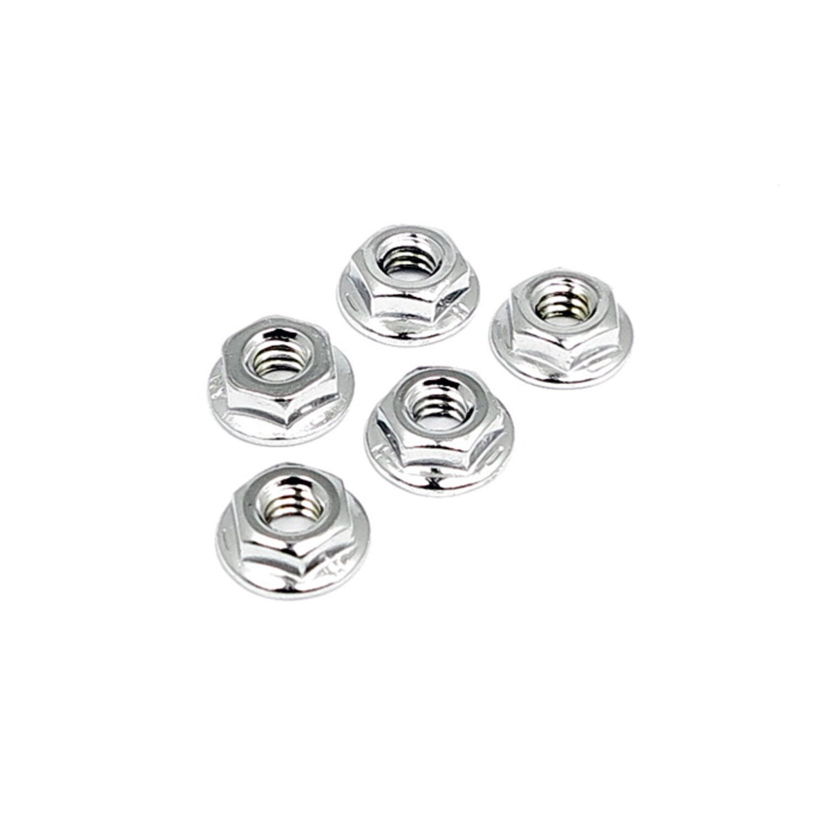 Gardner-Westcott 3/8-24 flanged lock nut chrome