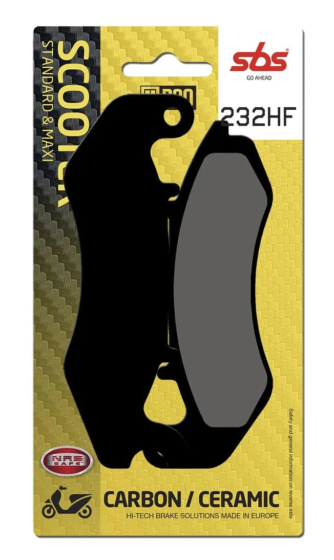 Sbs Ct Scooter Carbon Tech Organic Bremsbeläge