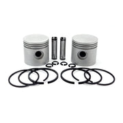 MCS Replacement 74" Flathead piston kit - +.030"