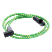 MCS Universal 40" spark plug wire set - Cotton cloth green/yellow