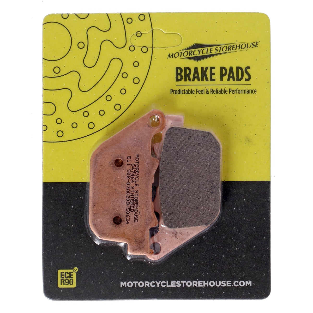 MCS brake pads rear - Sintered
