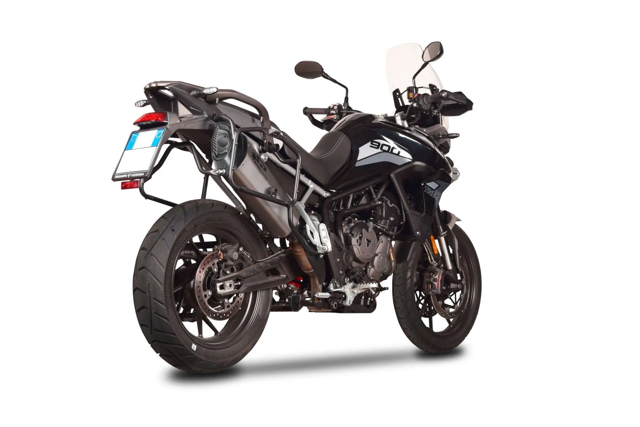 Spark Fighter Evo Slip-on Schalldämpfer mit Carbon Endkappe - ECE Straßenzulassung