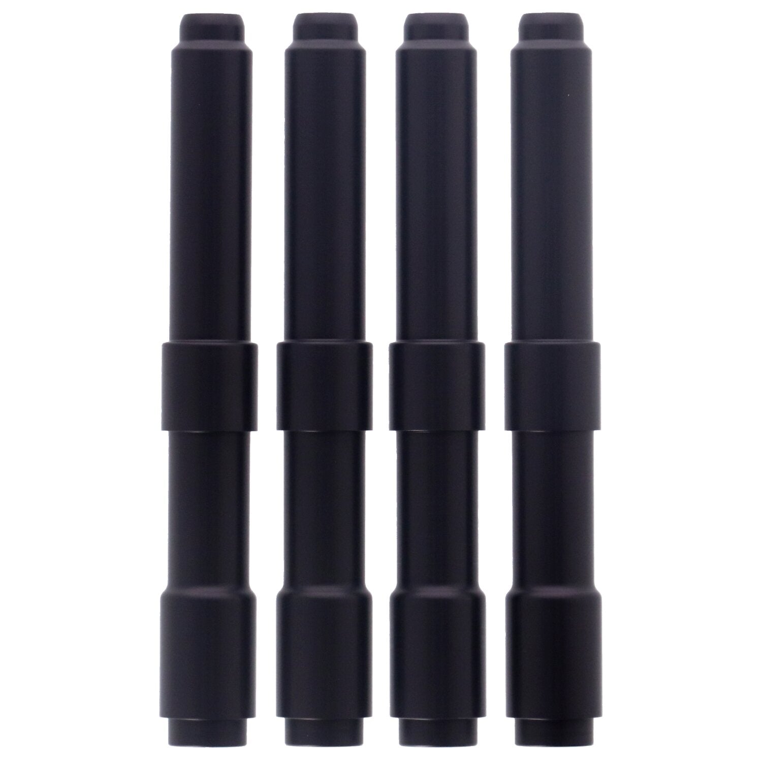 Dippert 04-up XL Shovel style pushrod cover set - Black